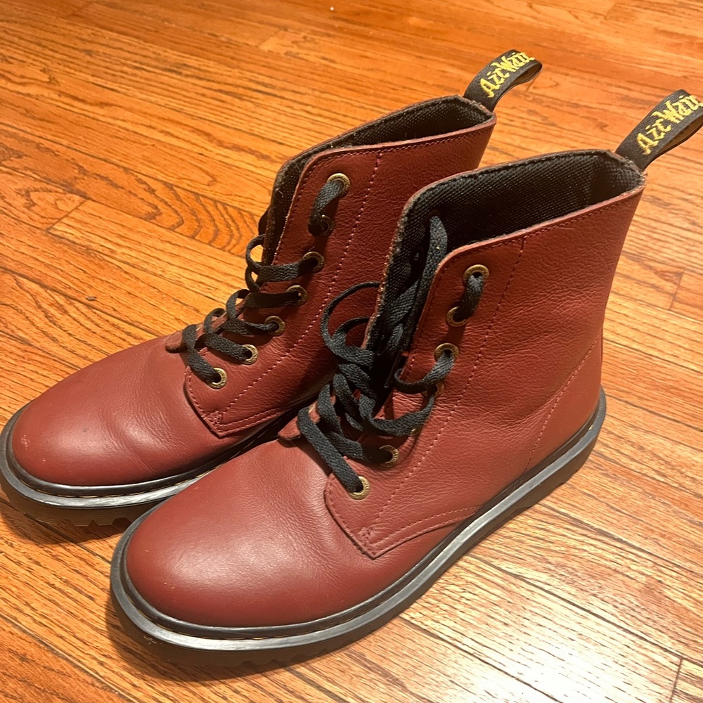 Dr Martens red boots (11)